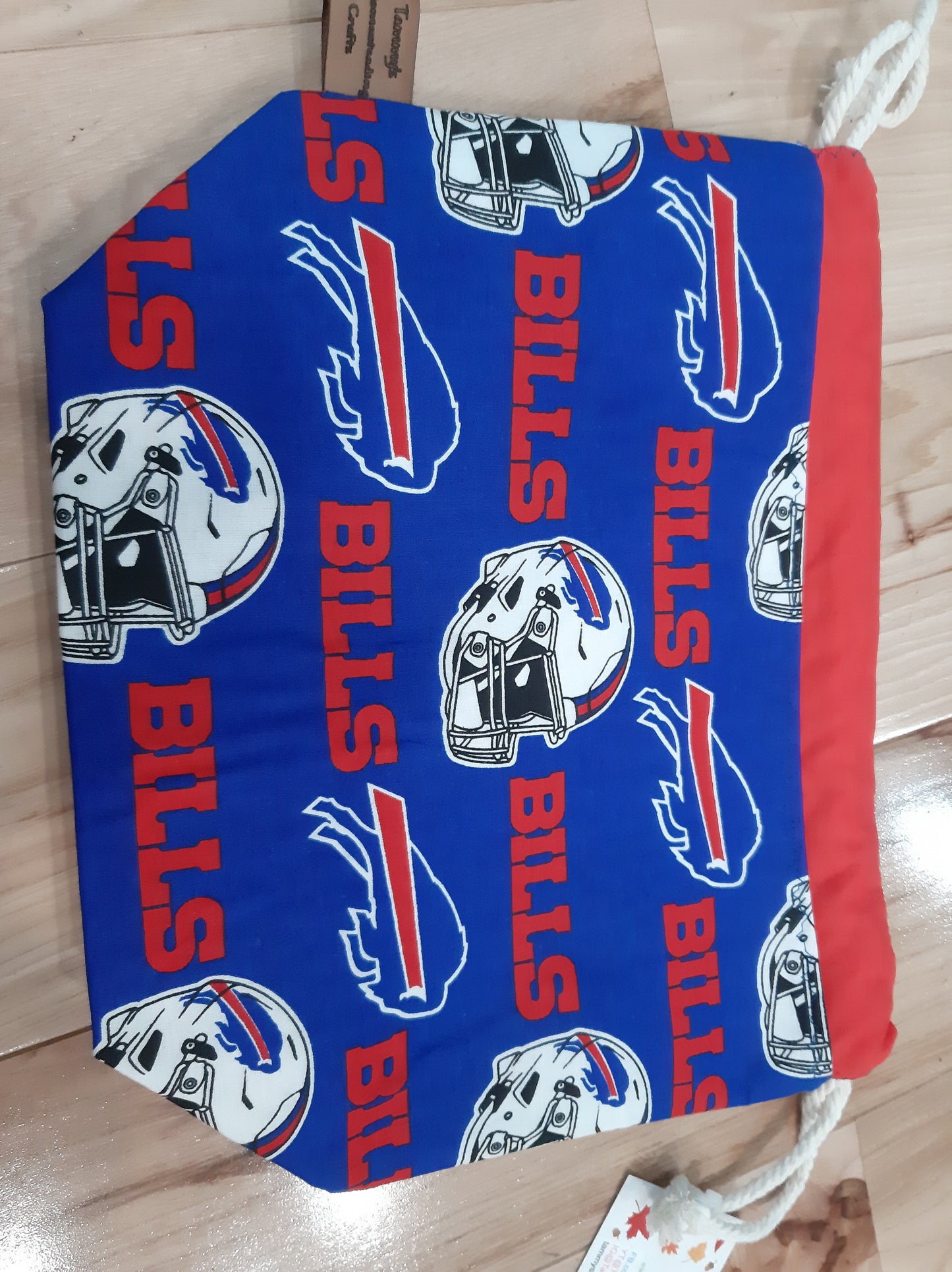 Buffalo Bills w/ red inside project bags