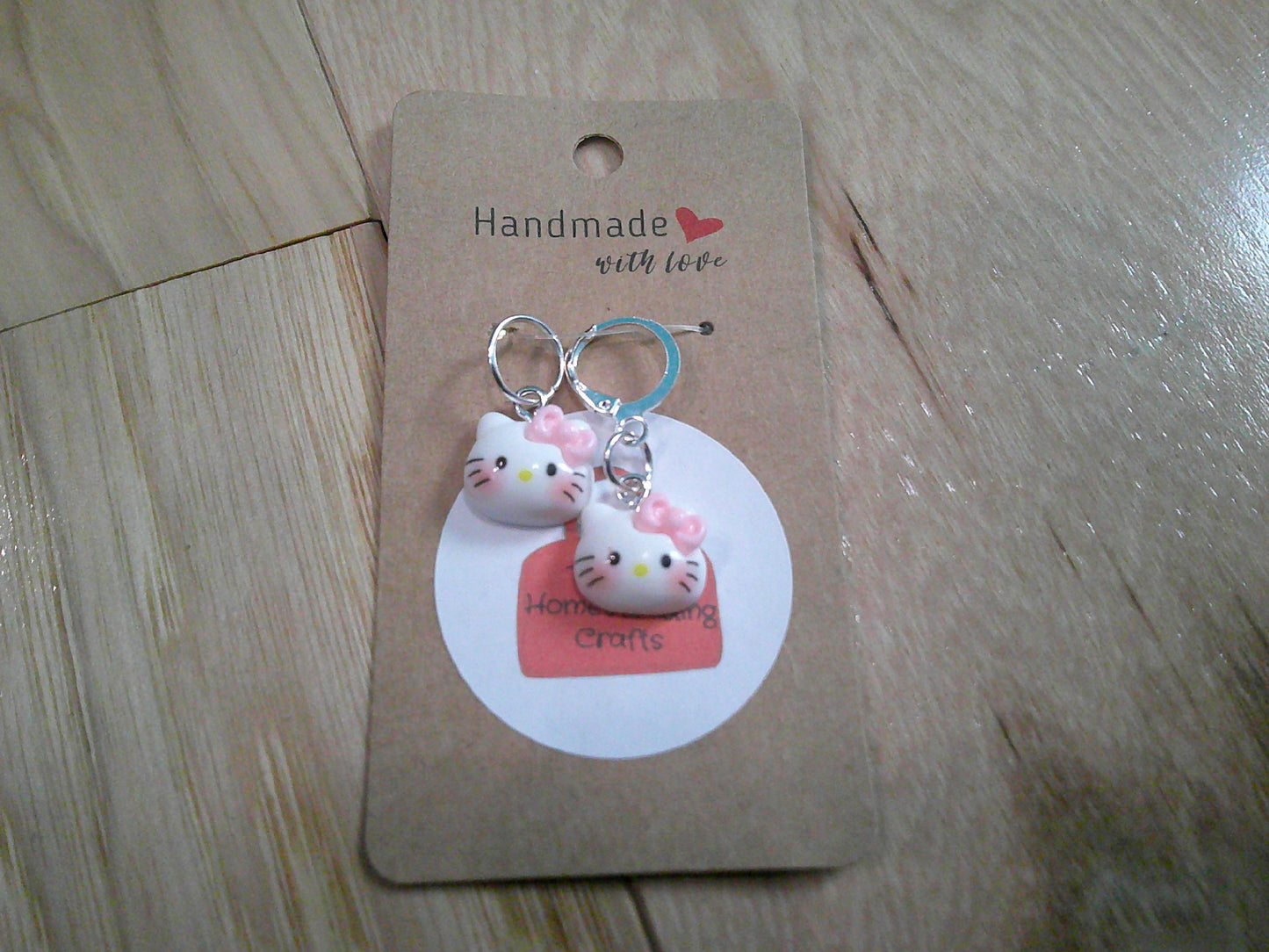 2 ~ Hello Kitty ~ stitch marker/ progress keepers