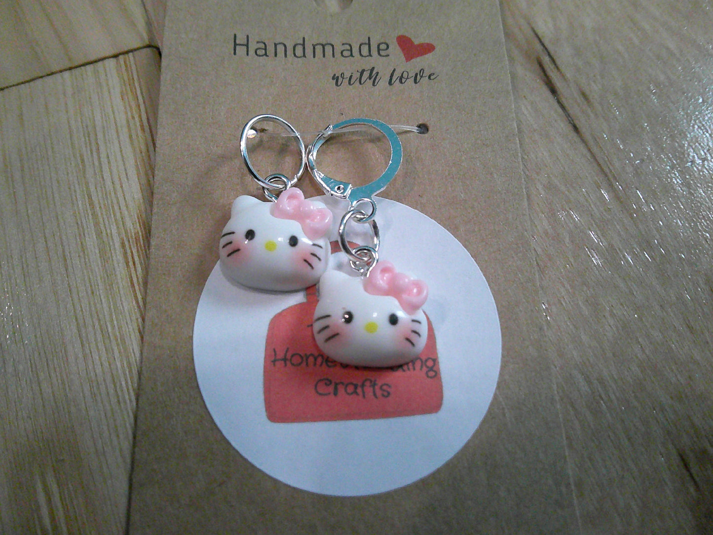 2 ~ Hello Kitty ~ stitch marker/ progress keepers