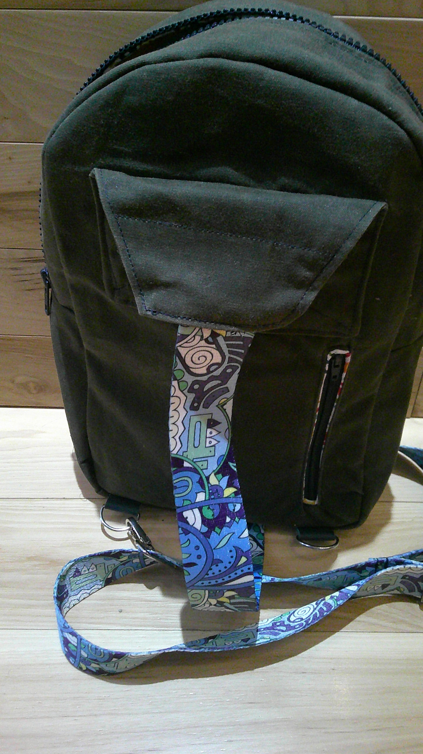 Crossbody / Sling Bag ~ waxed canvas