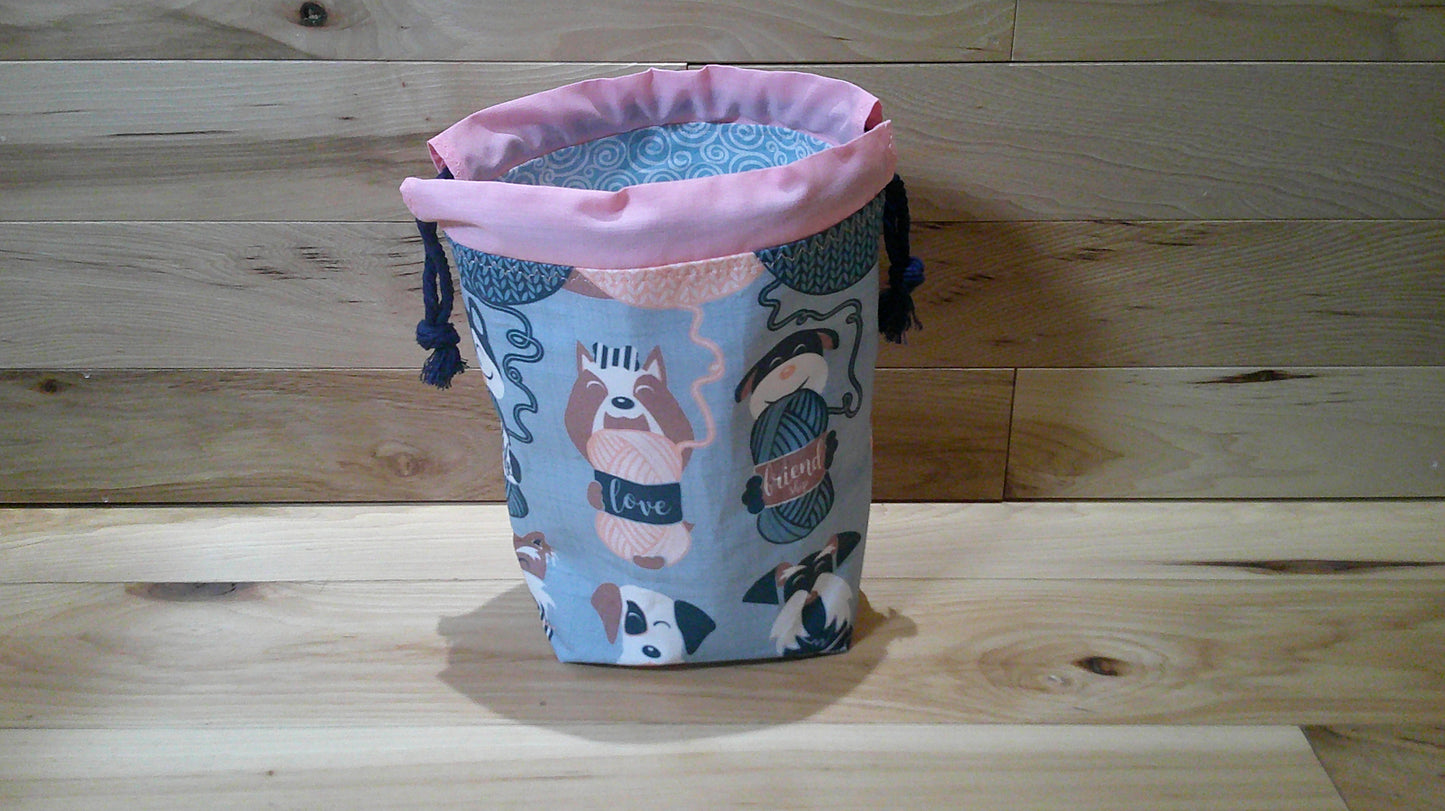 Knitting Dogs ~ project bags