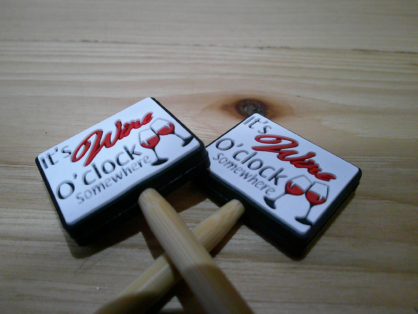 "It's Wine o'clock somewhere" ~ stitch stoppers