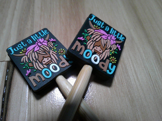 "Just a little Moody" ~ stitch stoppers