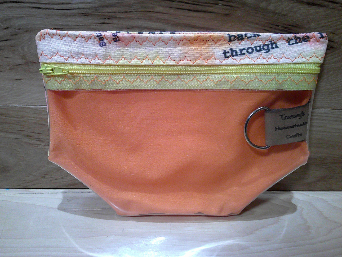 Knitting Instruction w/ orange ~ project bags