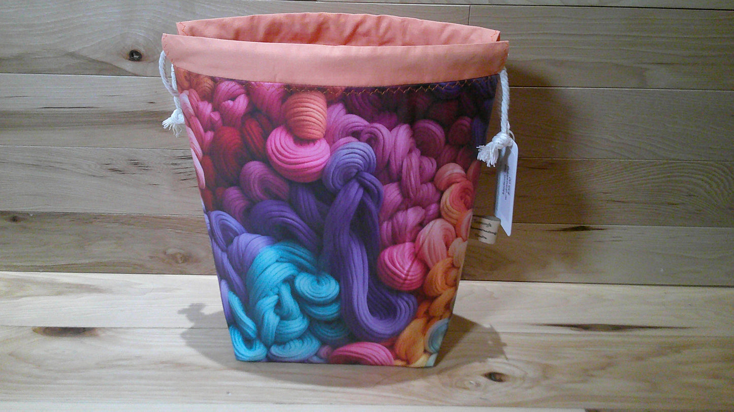 Pastel Swirls of fiber ~ project bags