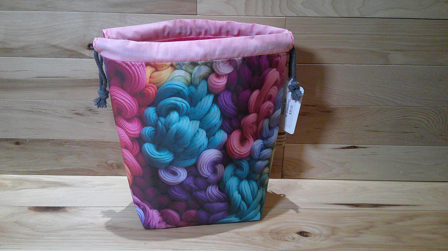 Pastel Swirls of fiber ~ project bags