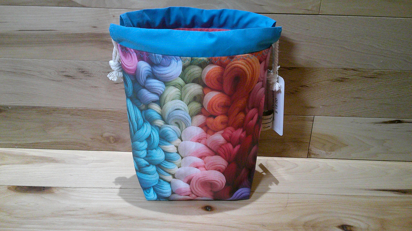 Pastel Swirls of fiber ~ project bags