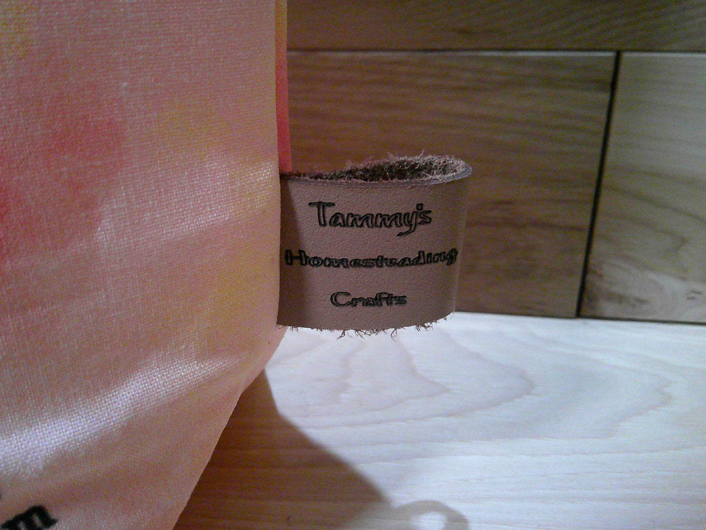 Knitting Instruction w/ orange ~ project bags