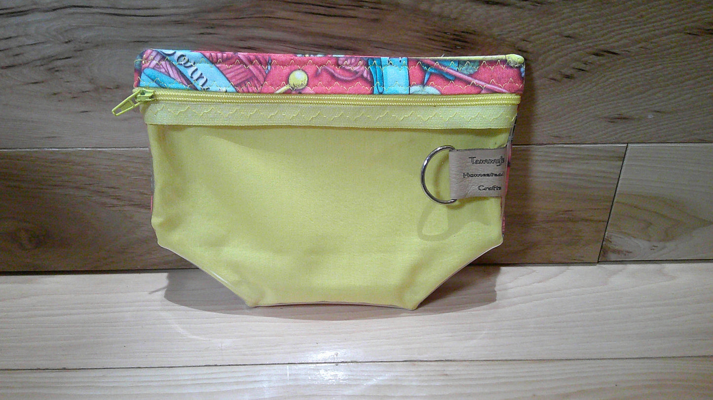 "Born to knit" ~ project bags