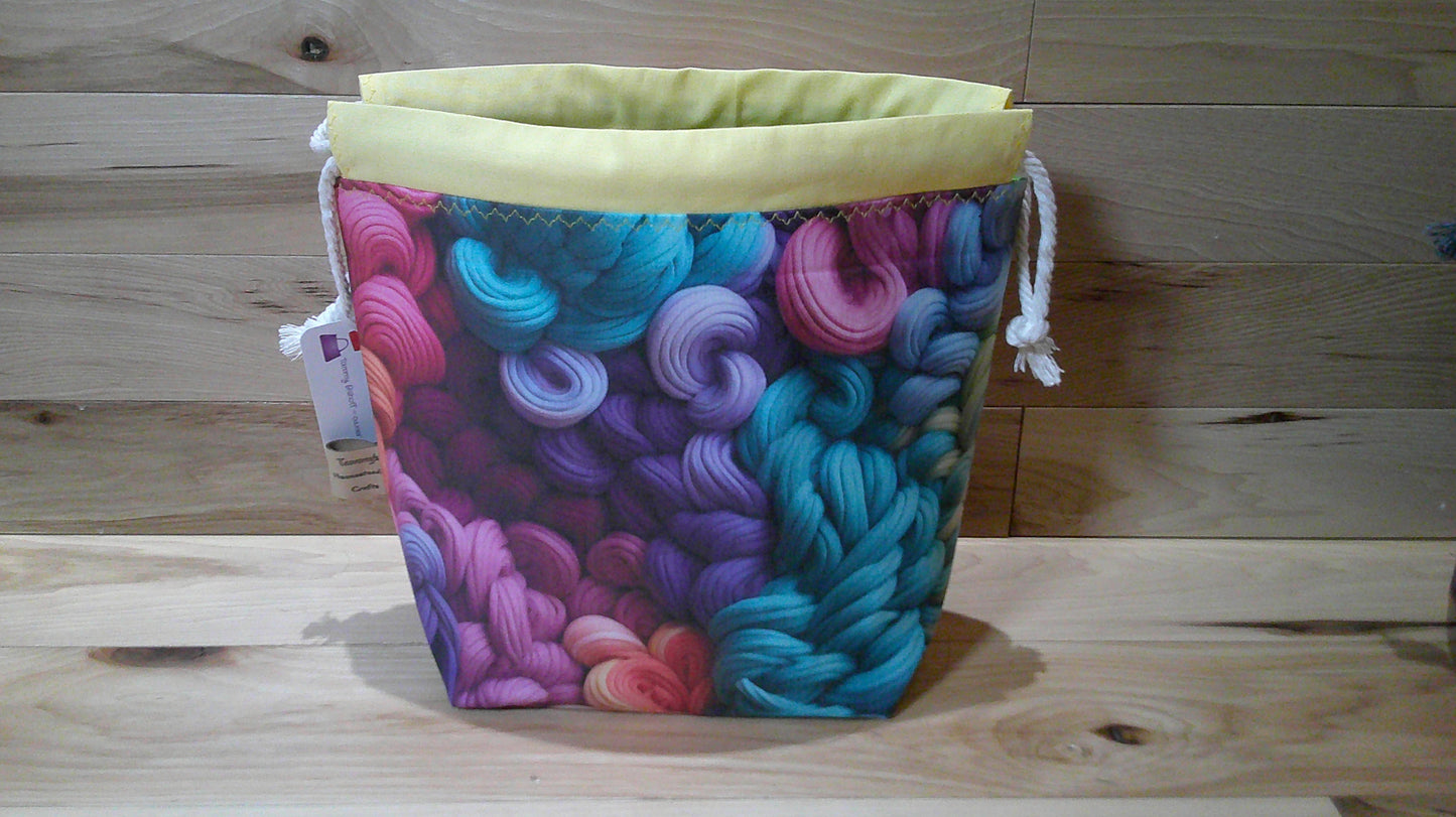 Pastel Swirls of fiber ~ project bags