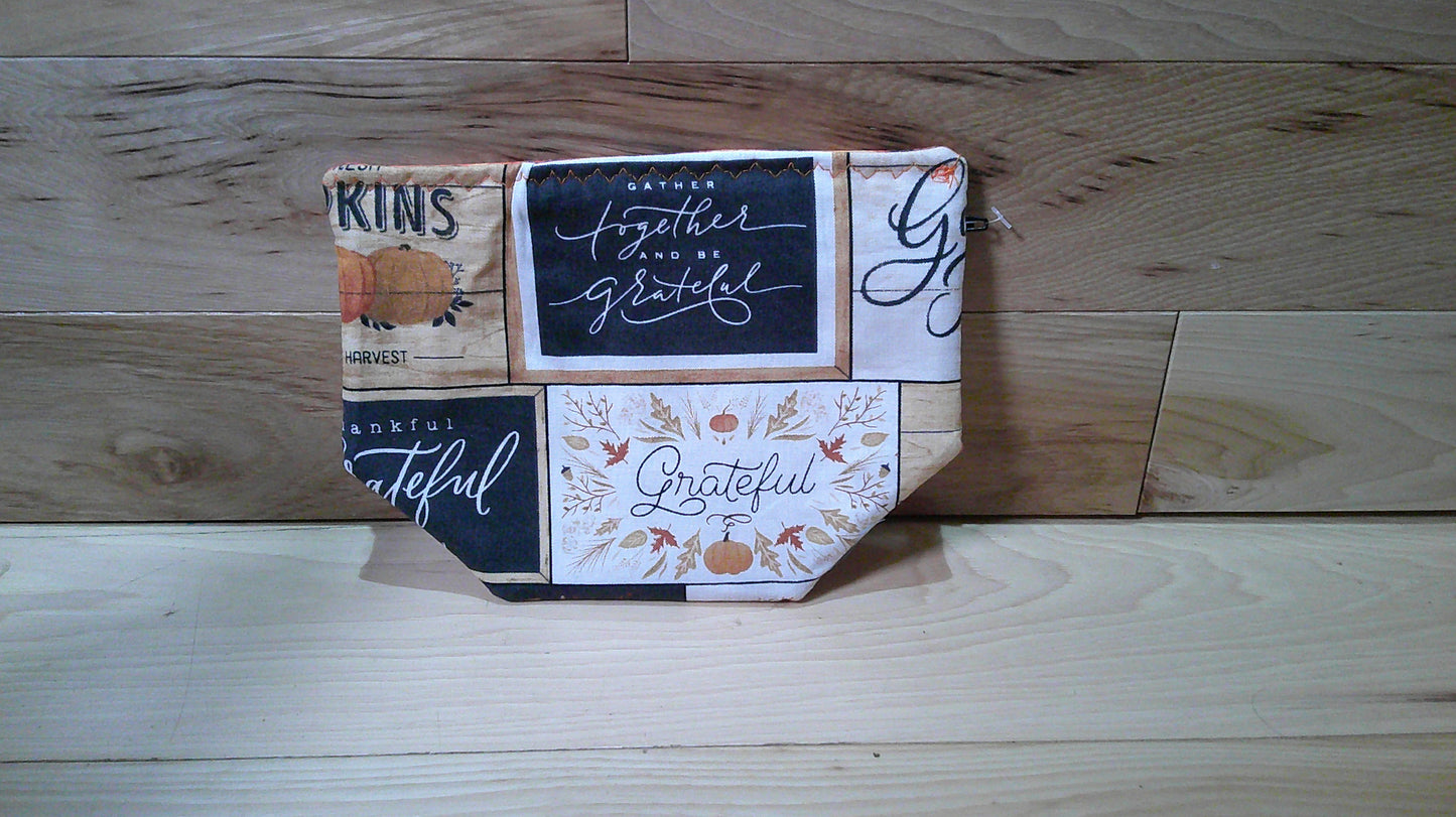 Thankful saying ~ "Blessed ~ Give Thanks~ Grateful" ~ project bags