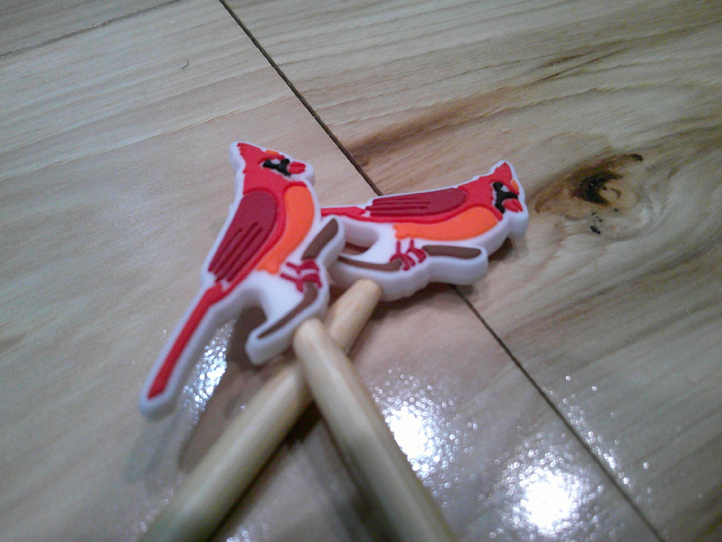 Cardinal ~ stitch stoppers