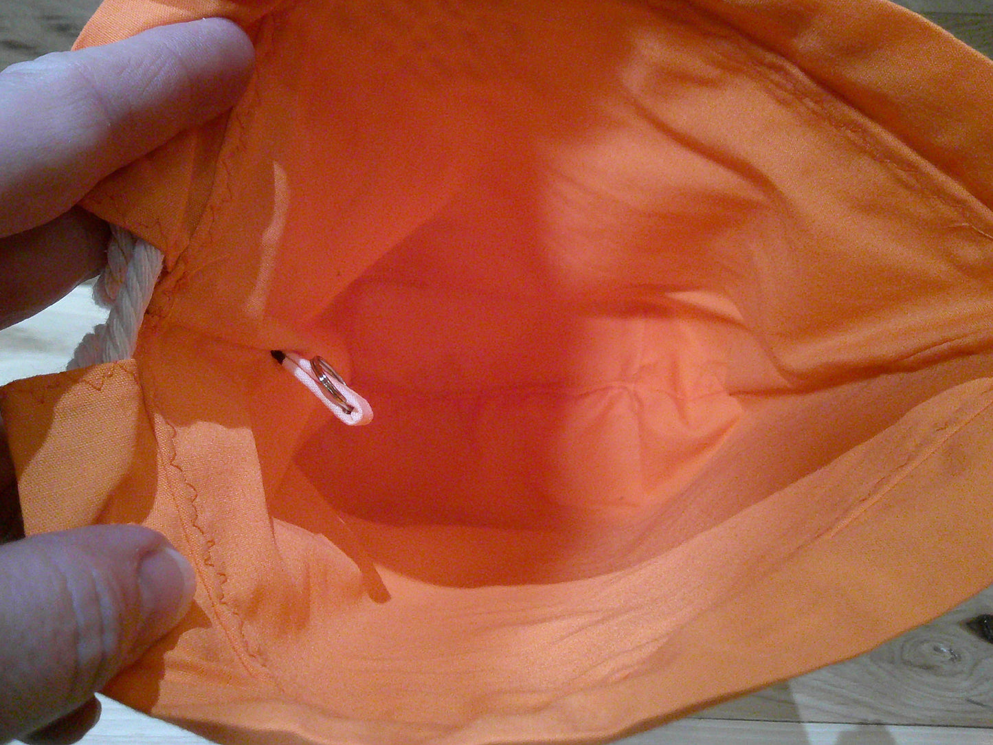 Knitting Instruction w/ orange ~ project bags