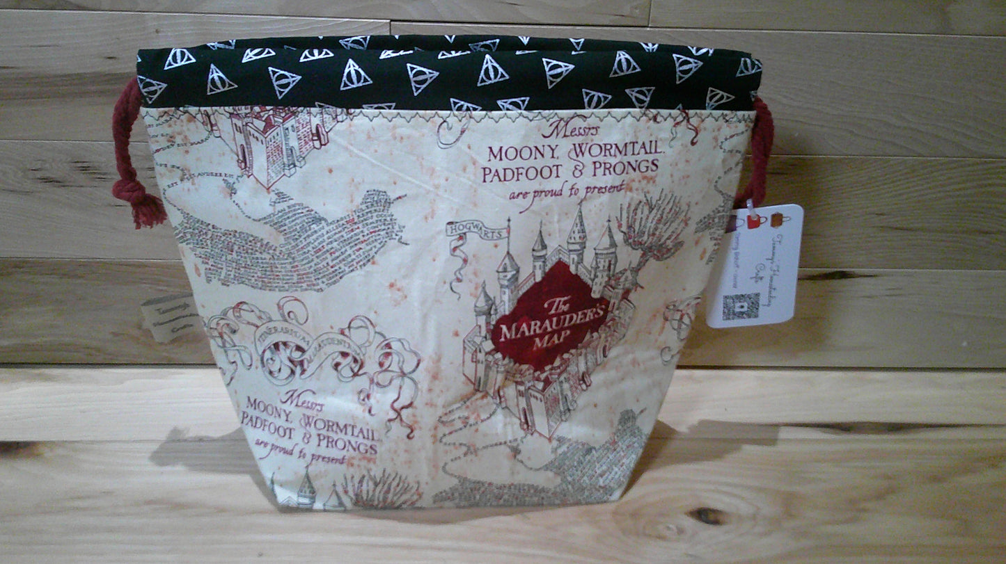 Harry Potter ~ The Marauder's Map~ project bag
