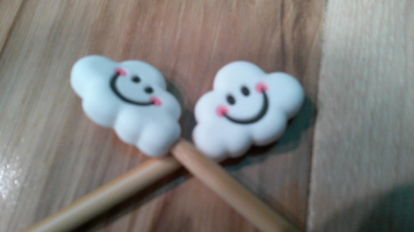 Smiley Cloud ~ stitch stoppers