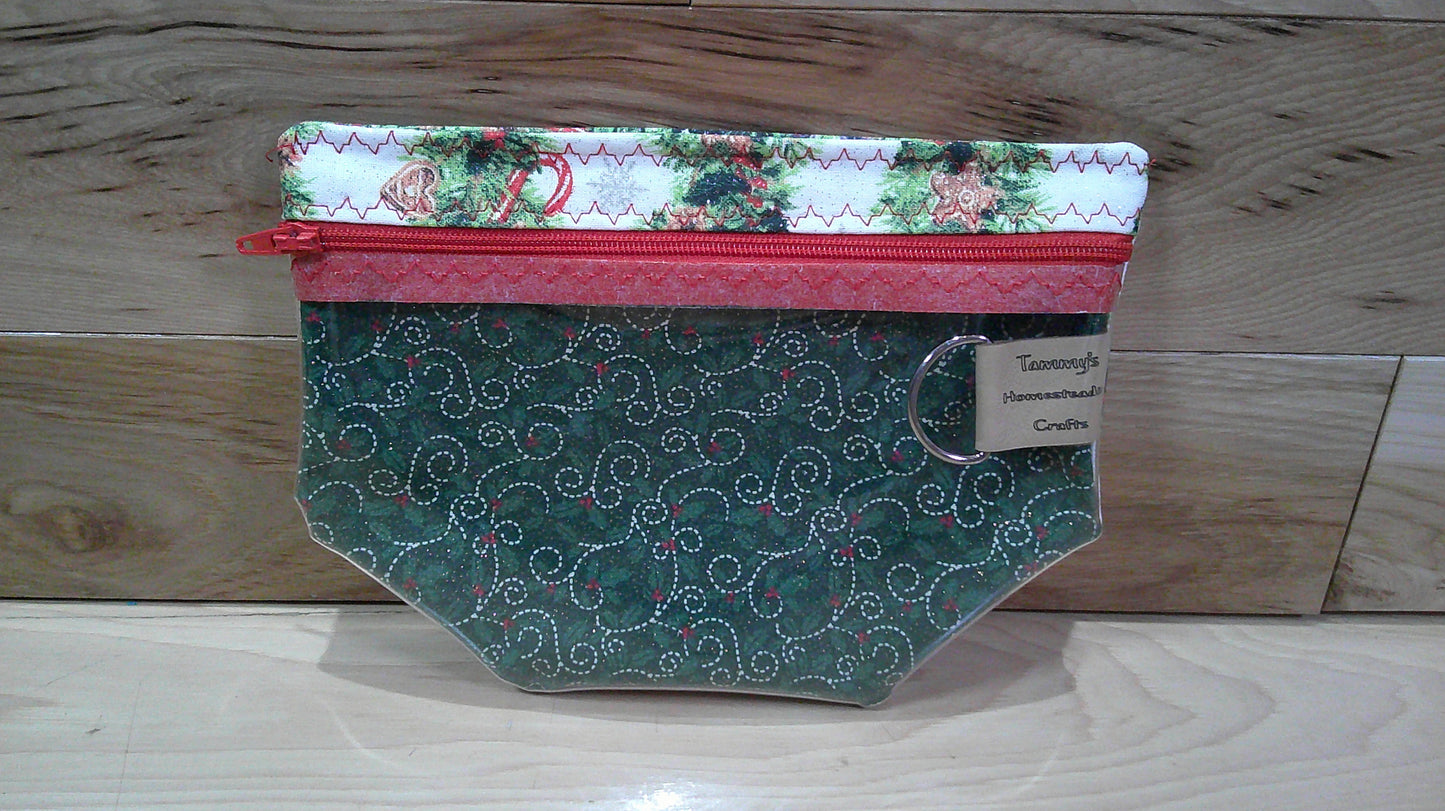 Christmas Gnomes w/ garland ~ project bags