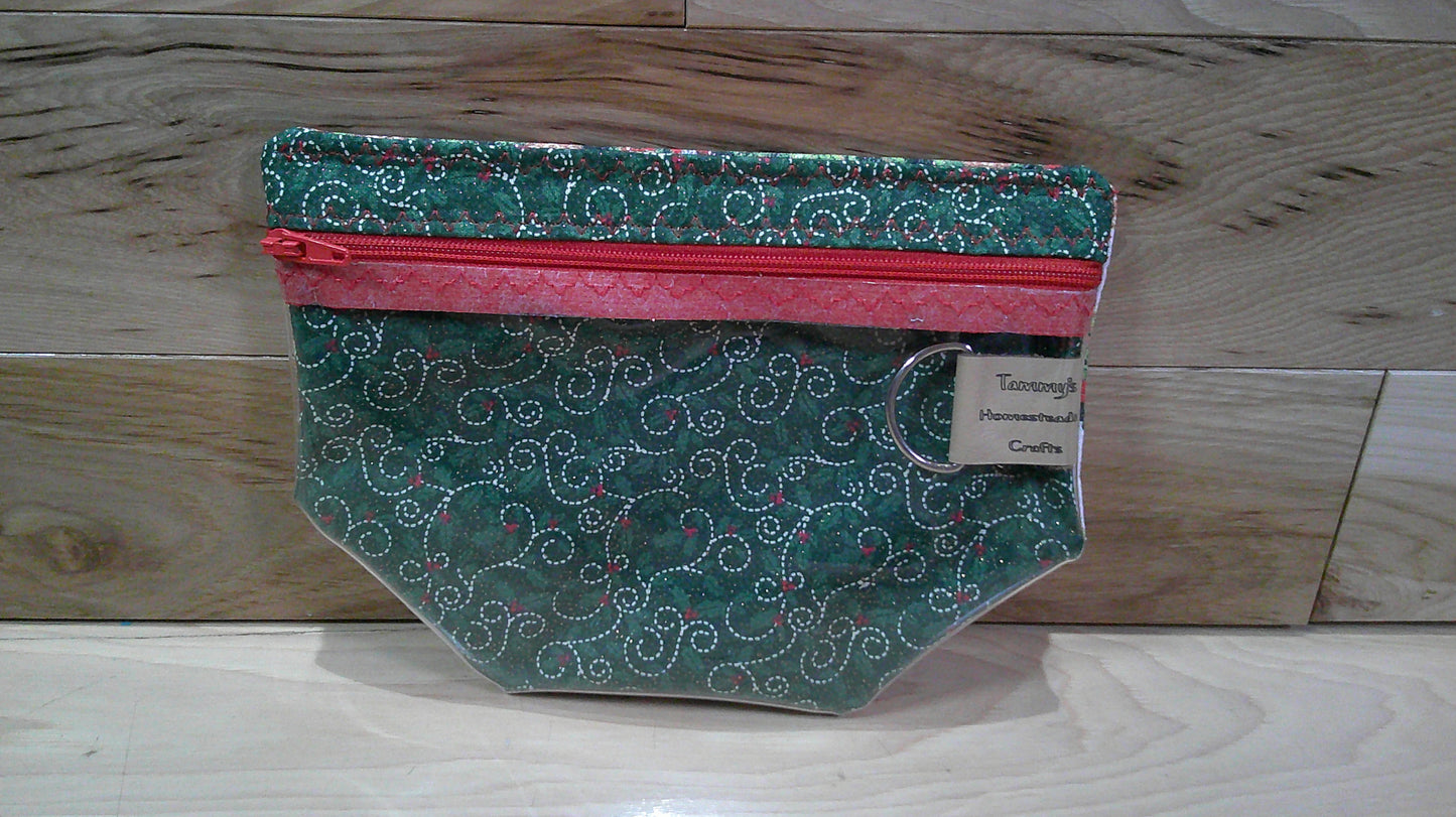 Christmas Gnomes w/ garland ~ project bags