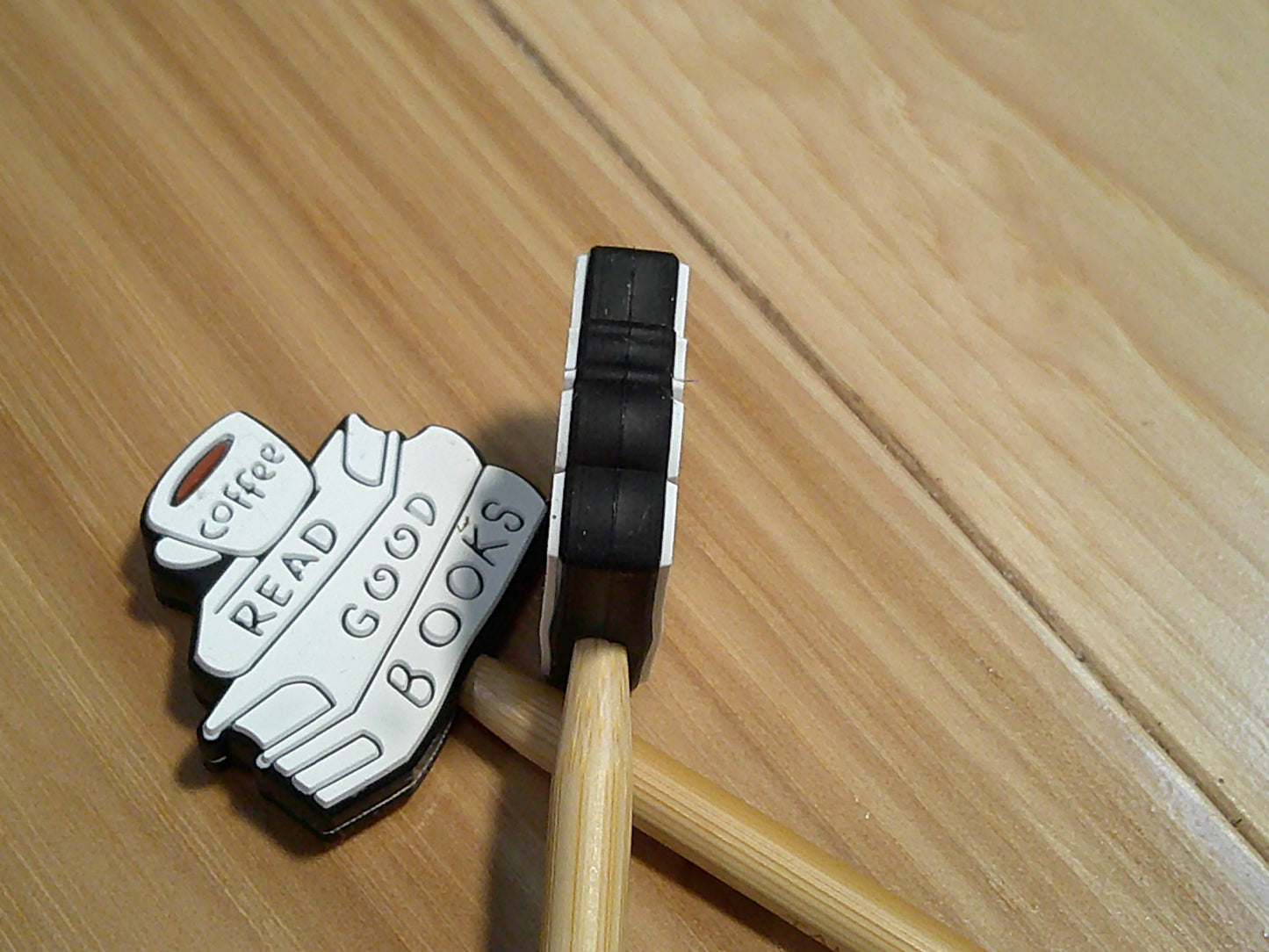 Stack of Books ~ Coffee, Read, Good Books~ stitch stoppers