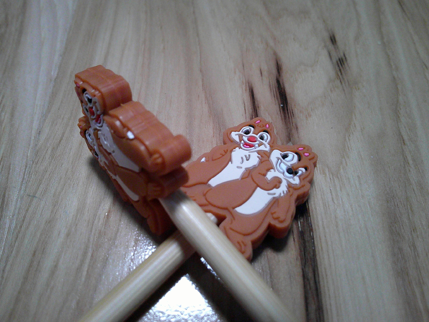 Chip & Dale chipmunks ~ stitch stoppers