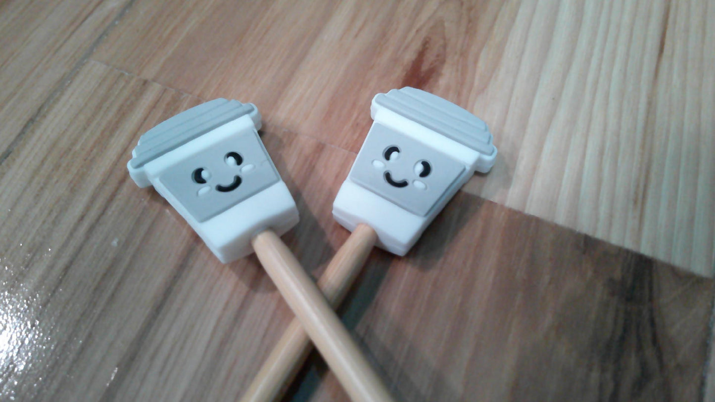Coffee cup ~ stitch stoppers