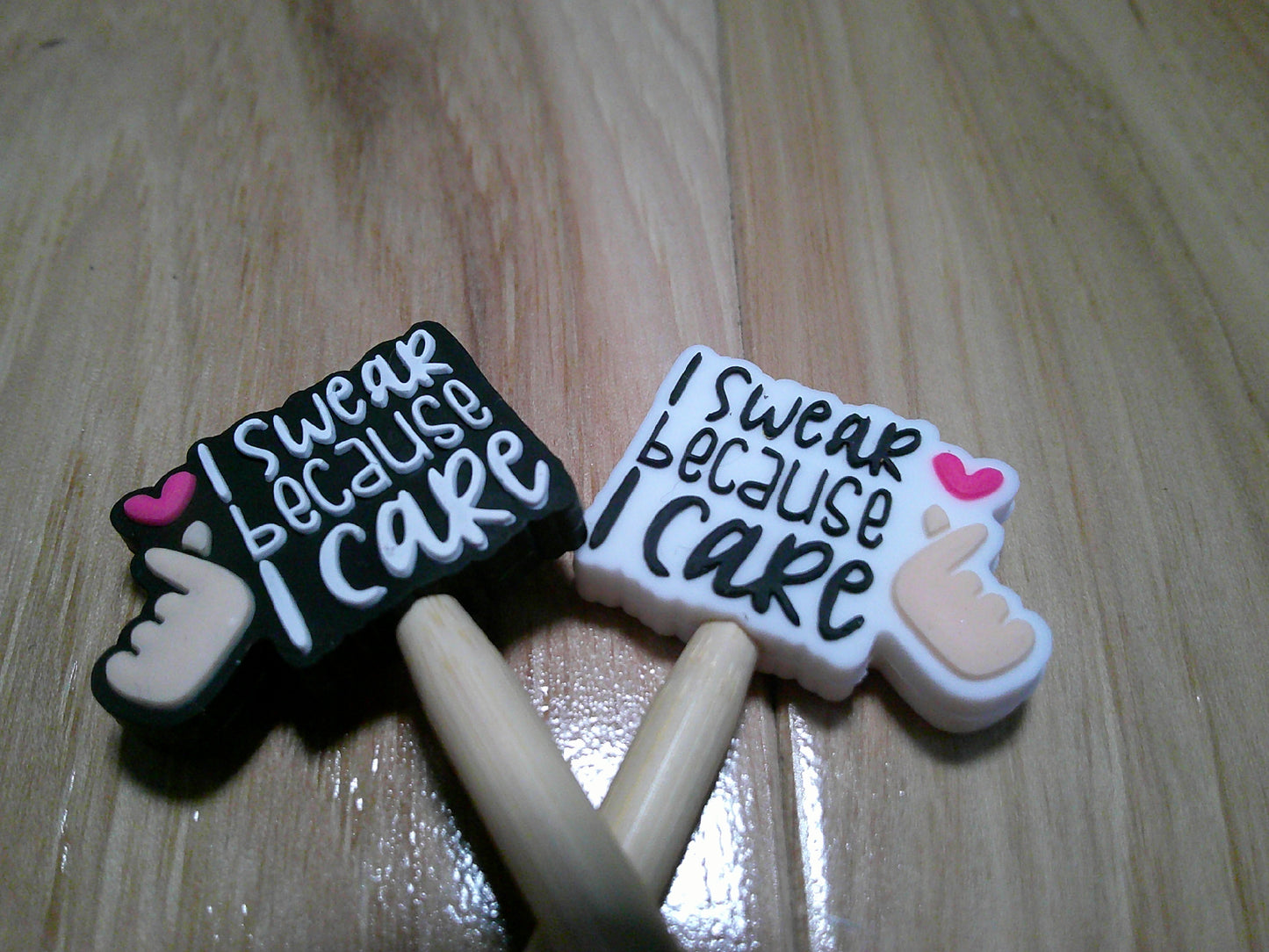 "I Swear because I care" ~ stitch stoppers