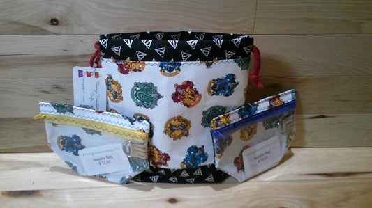 Harry Potter House Crests ~ project bags