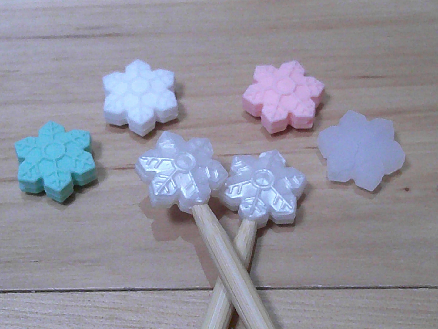 Snowflakes ~ stitch stoppers
