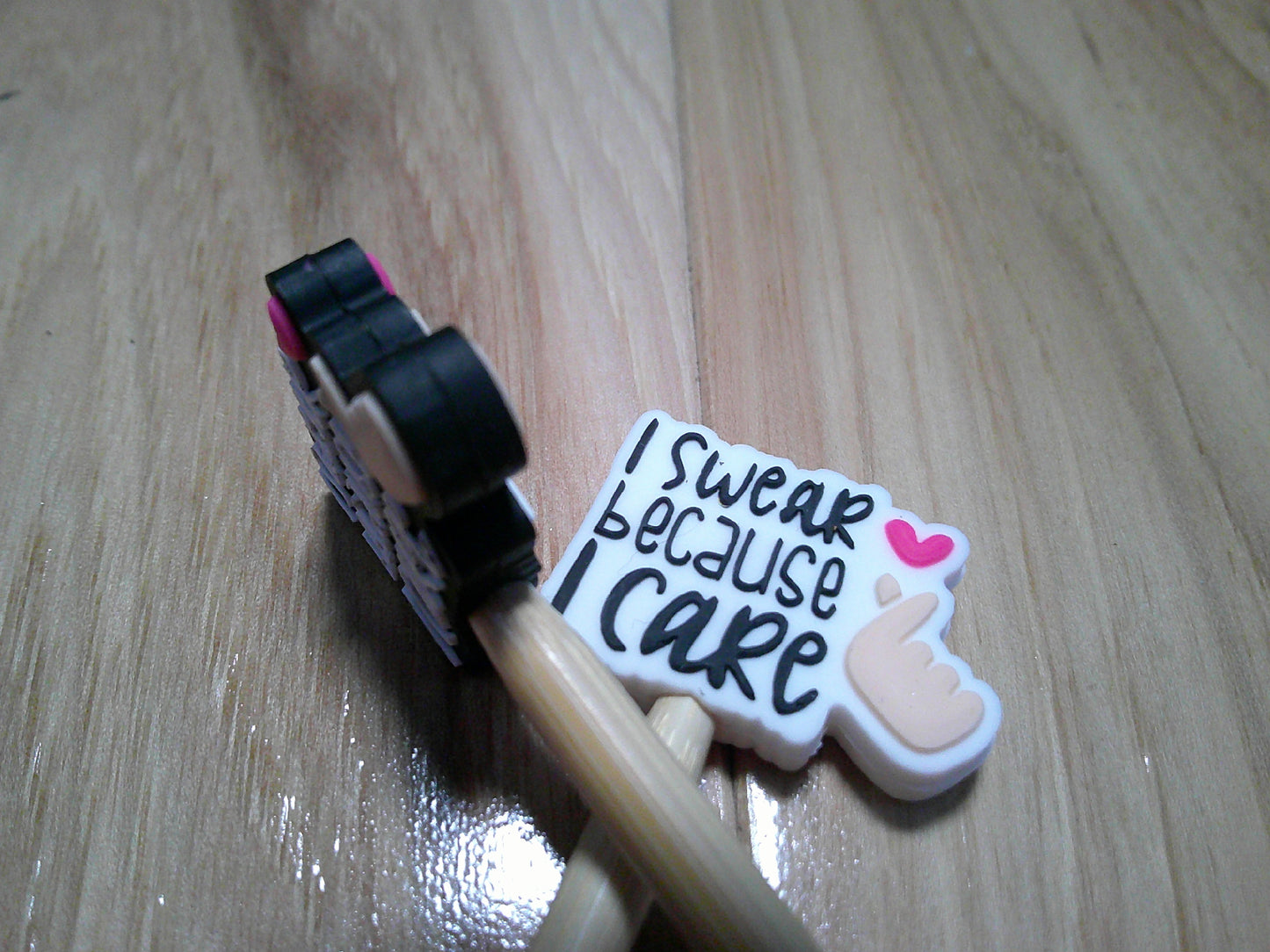 "I Swear because I care" ~ stitch stoppers