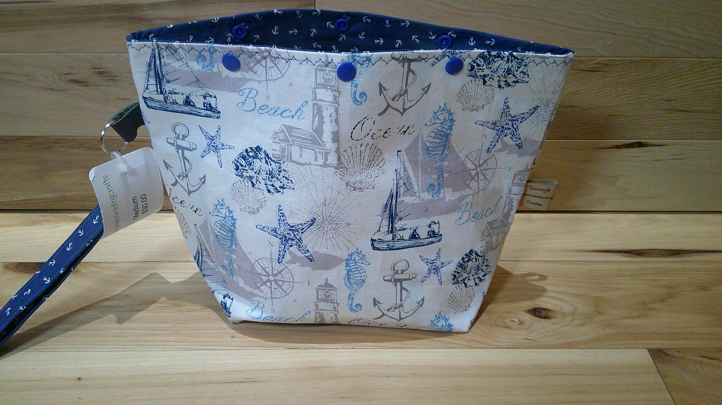 Nautical Themed ~ project bags