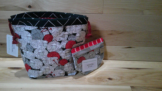 Sheep Yarn balls -project bags