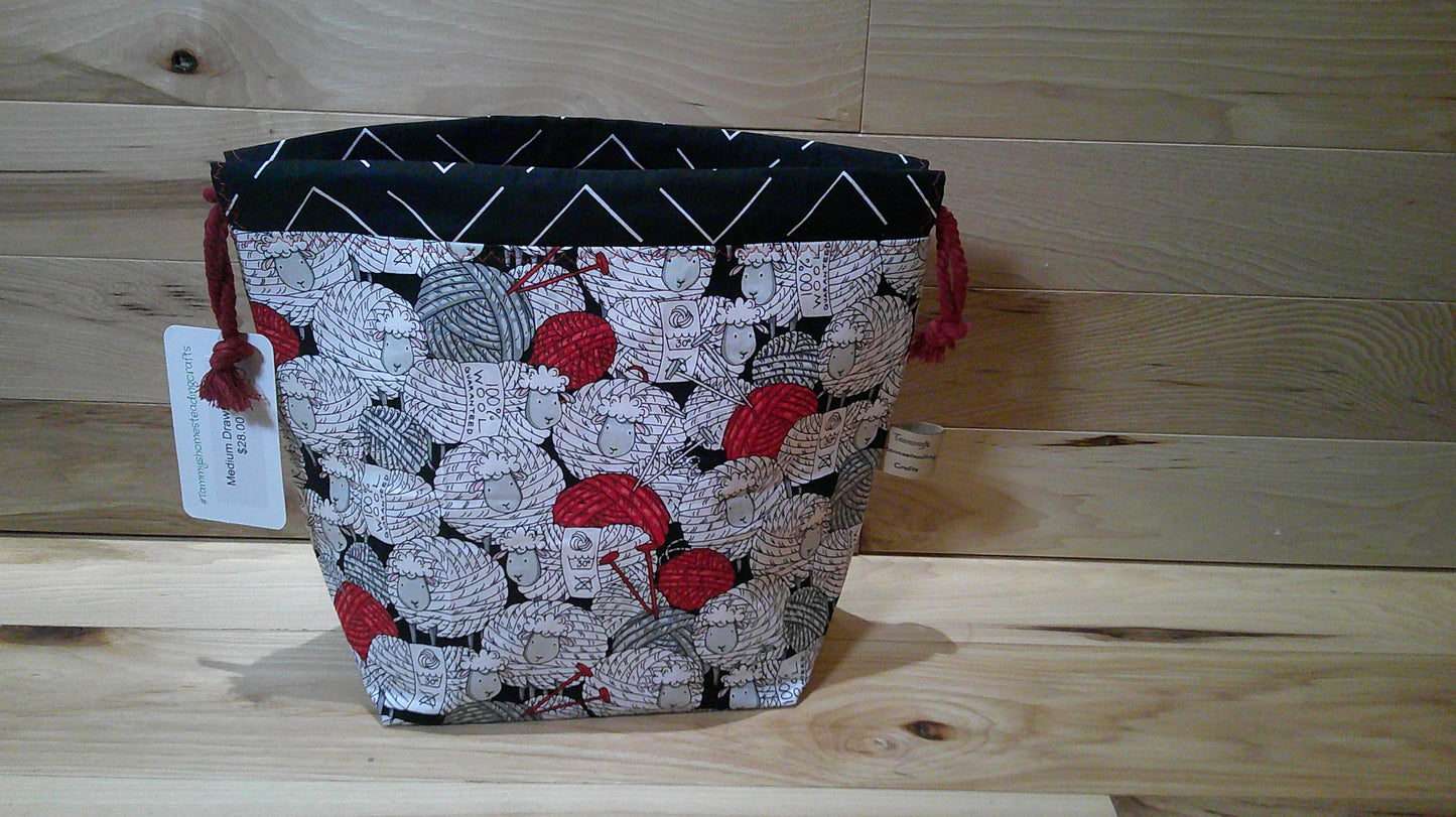 Sheep Yarn balls -project bags8