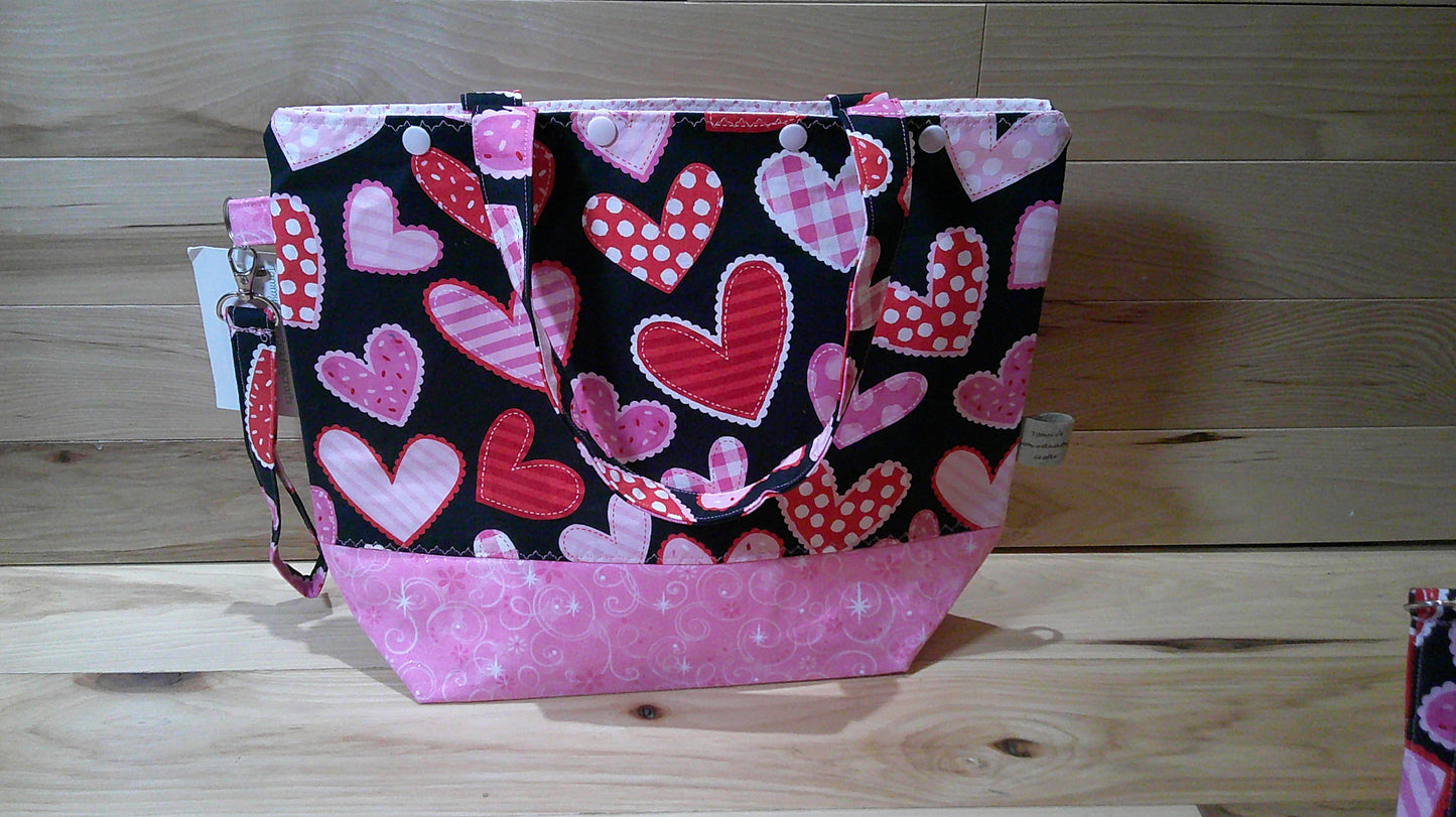 Valentine's Day Hearts ~ Project Bags
