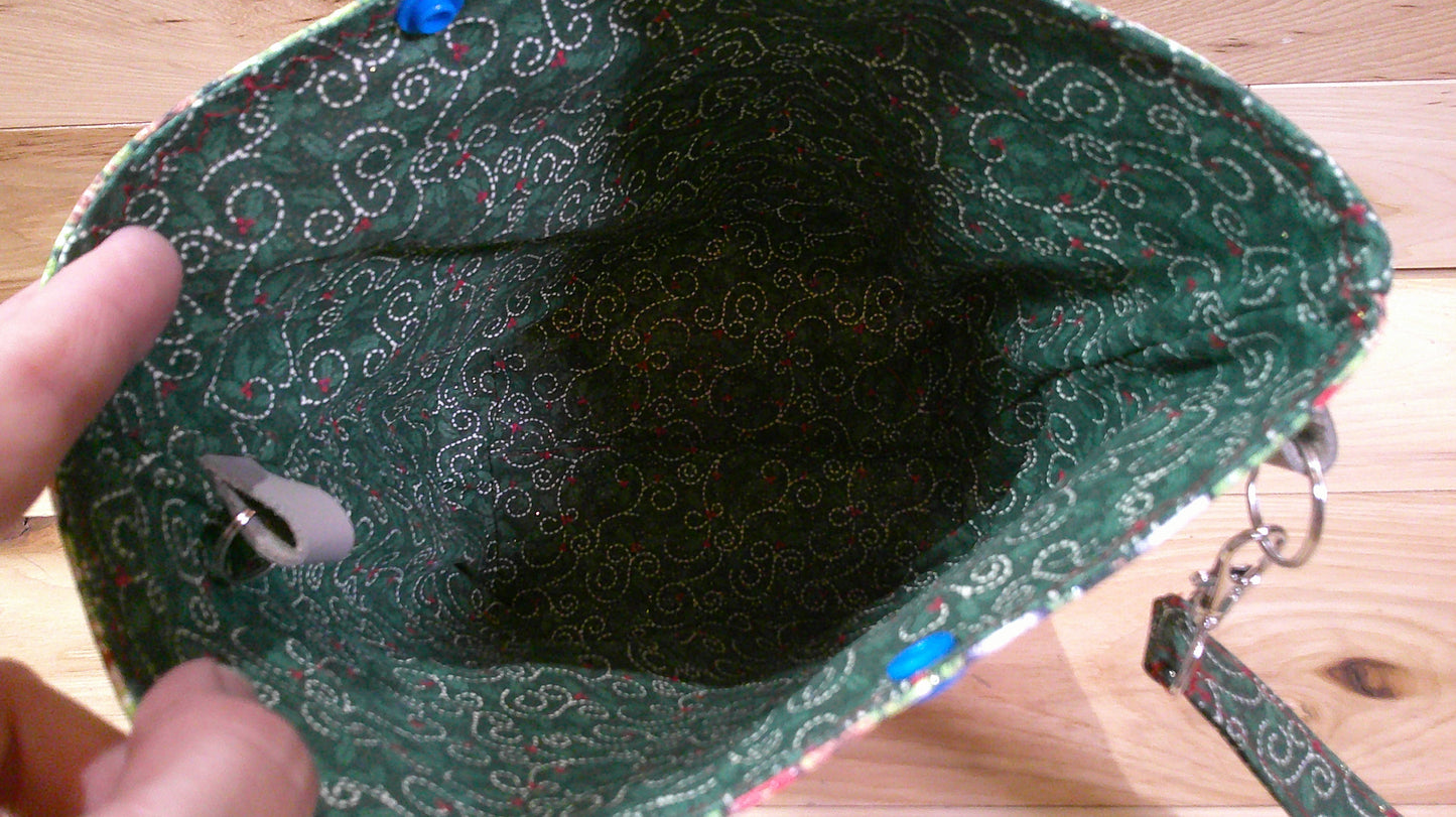 Christmas Gnomes w/ garland ~ project bags