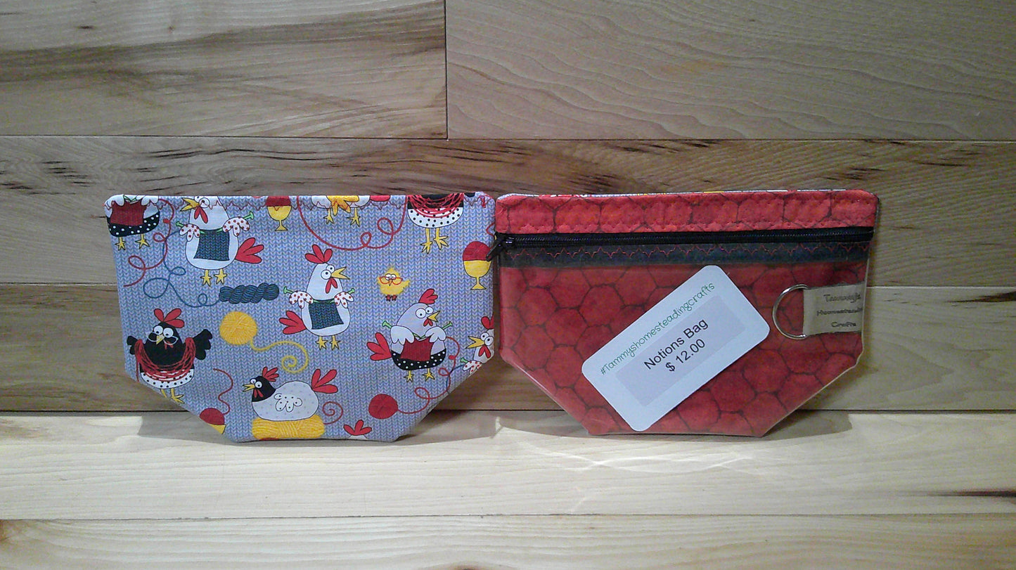 Knitting Chickens ~ Project bags