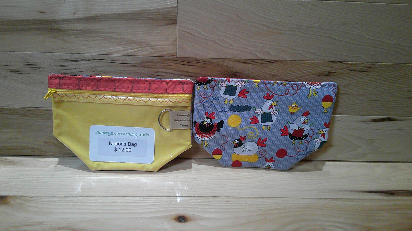 Knitting Chickens ~ Project bags