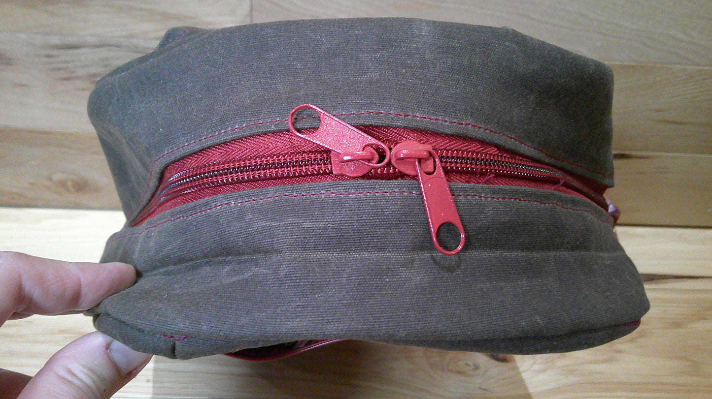 Crossbody / Sling Bag ~ waxed canvas