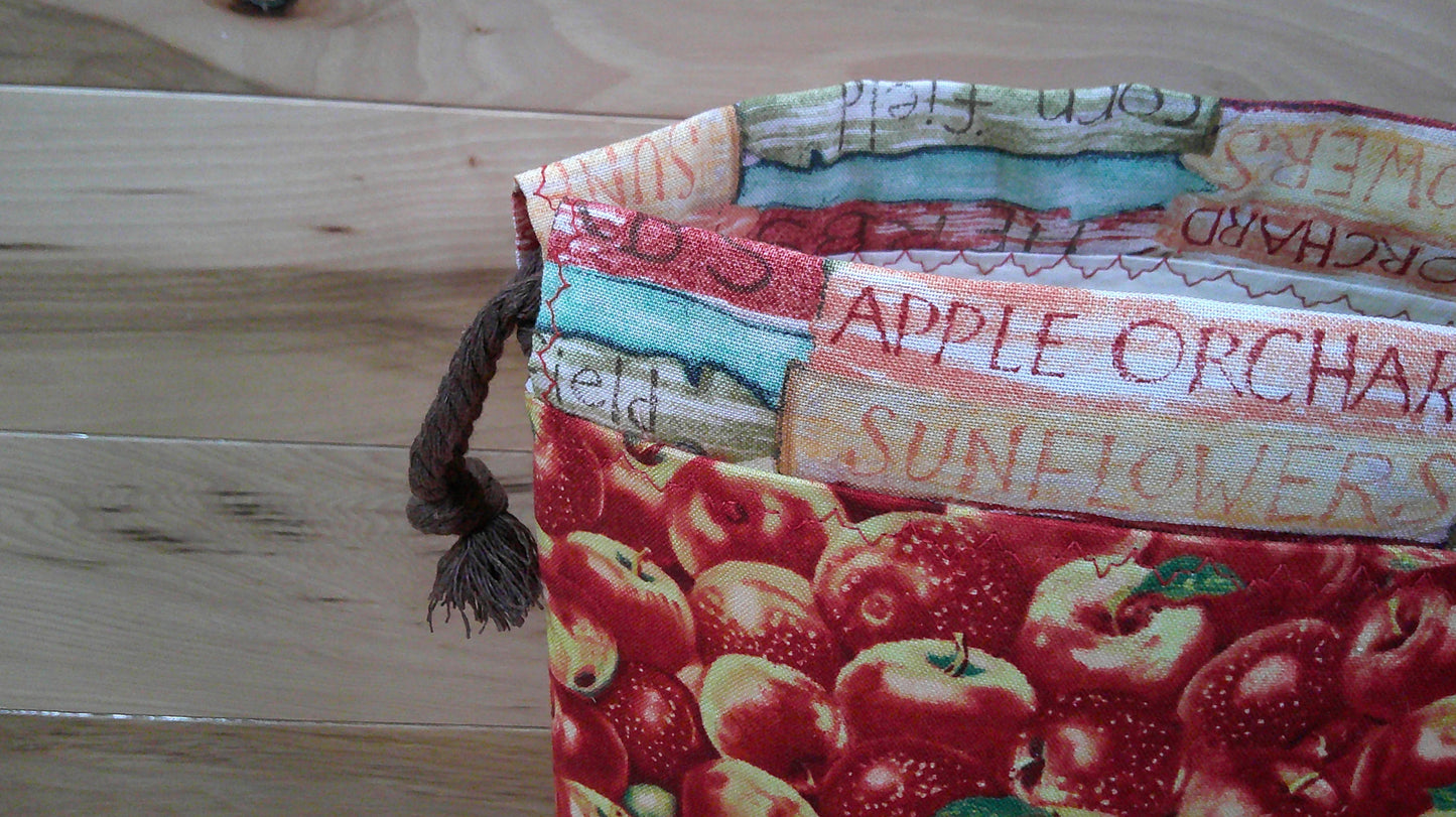 Apples w/ signs ~ Project Bags