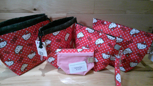 Hello Kitty ~ red ~ project bags