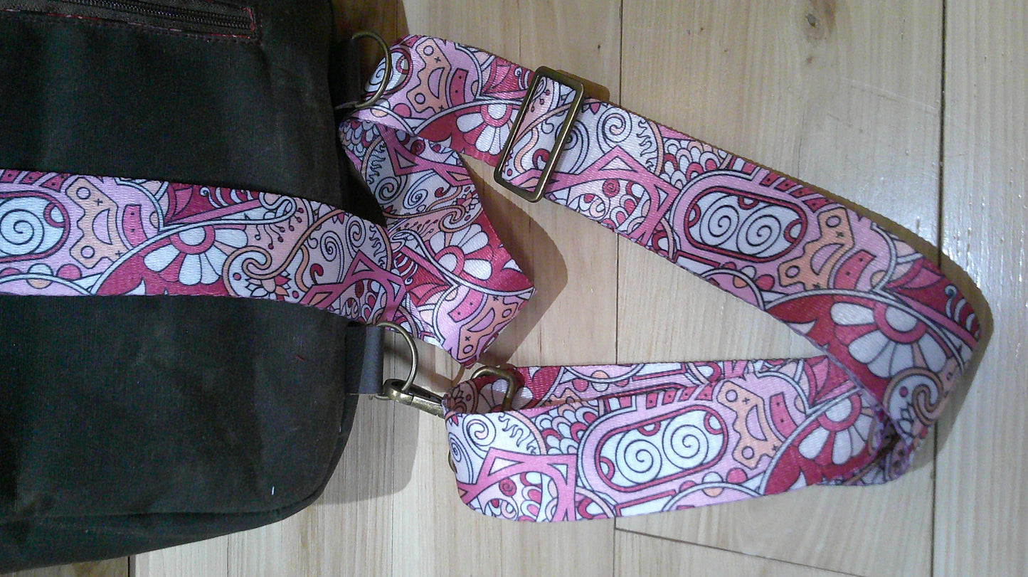Crossbody / Sling Bag ~ waxed canvas