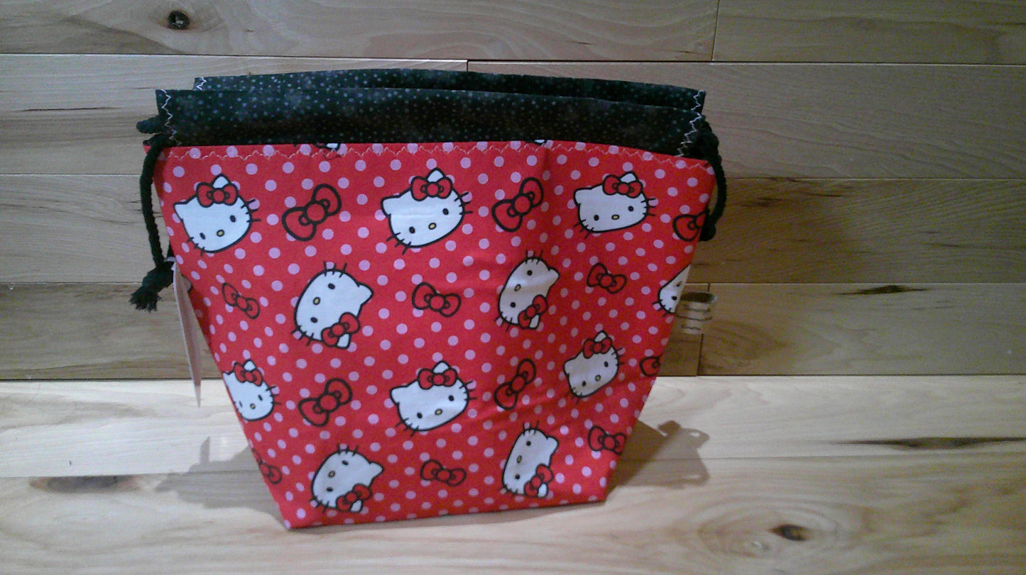 Hello Kitty ~ red ~ project bags