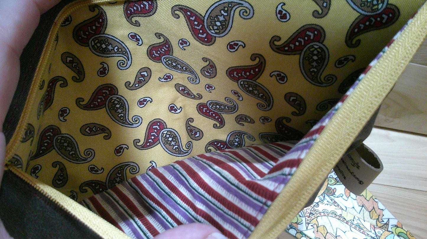 Crossbody / Sling Bag ~ waxed canvas