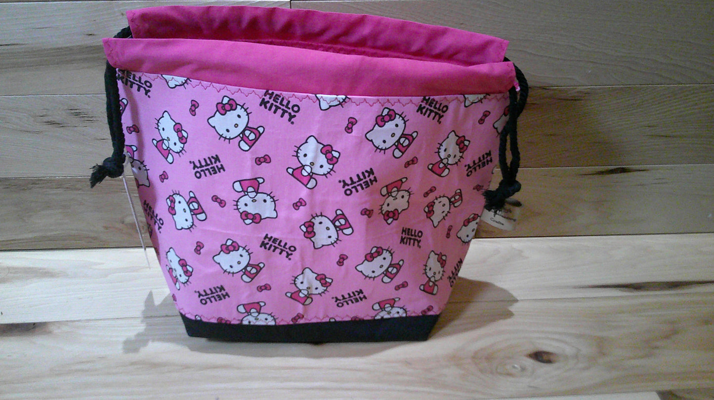 Hello Kitty ~ pink w/ bows ~ project bags