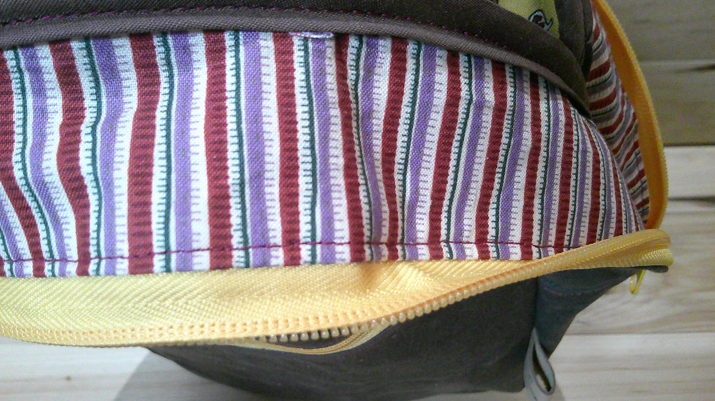 Crossbody / Sling Bag ~ waxed canvas