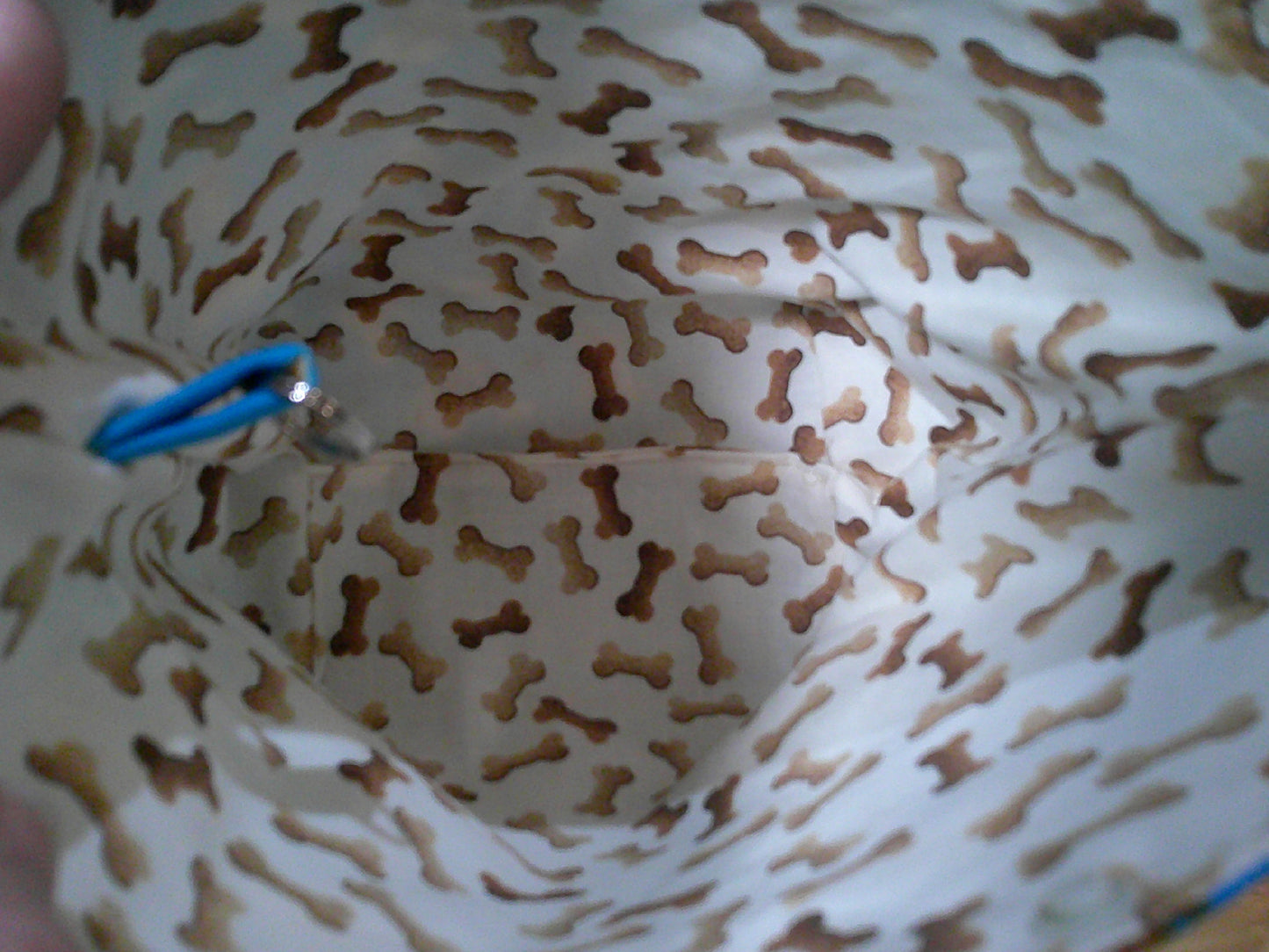 Dogs w/ dog bones ~ project bags