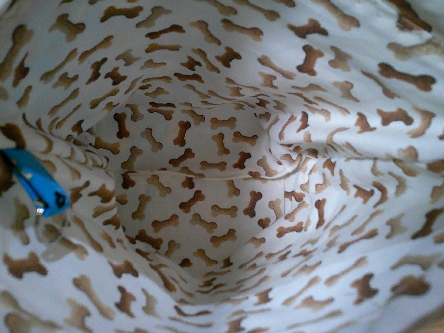 Dogs w/ dog bones ~ project bags