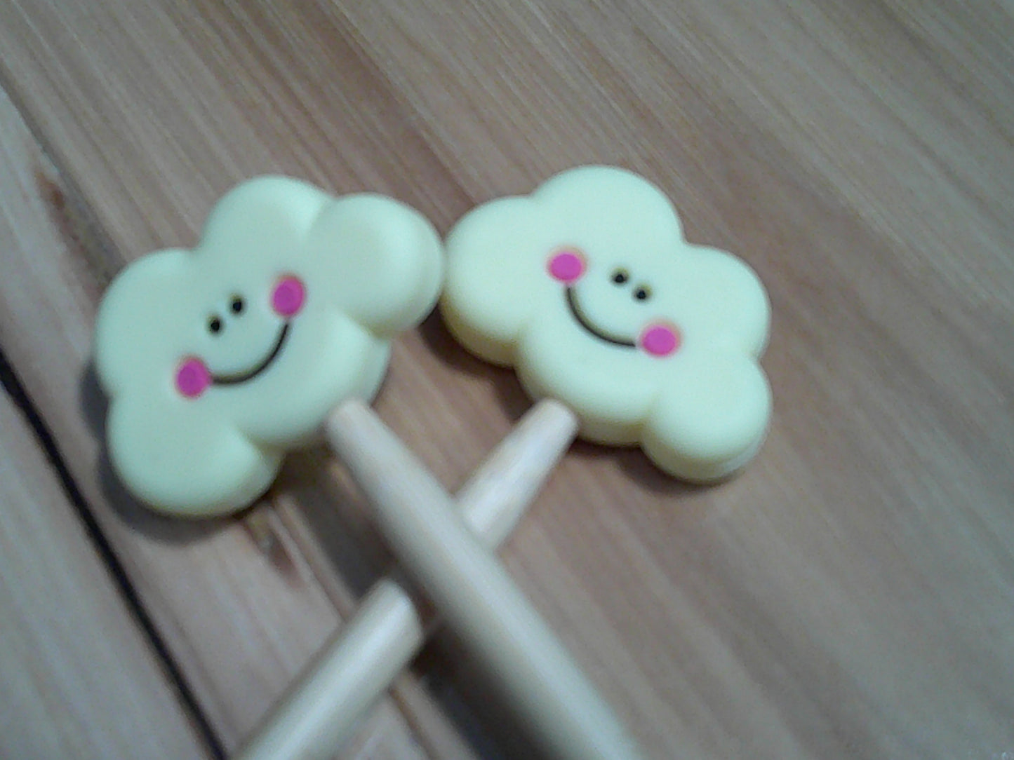 Smiley Cloud ~ stitch stoppers