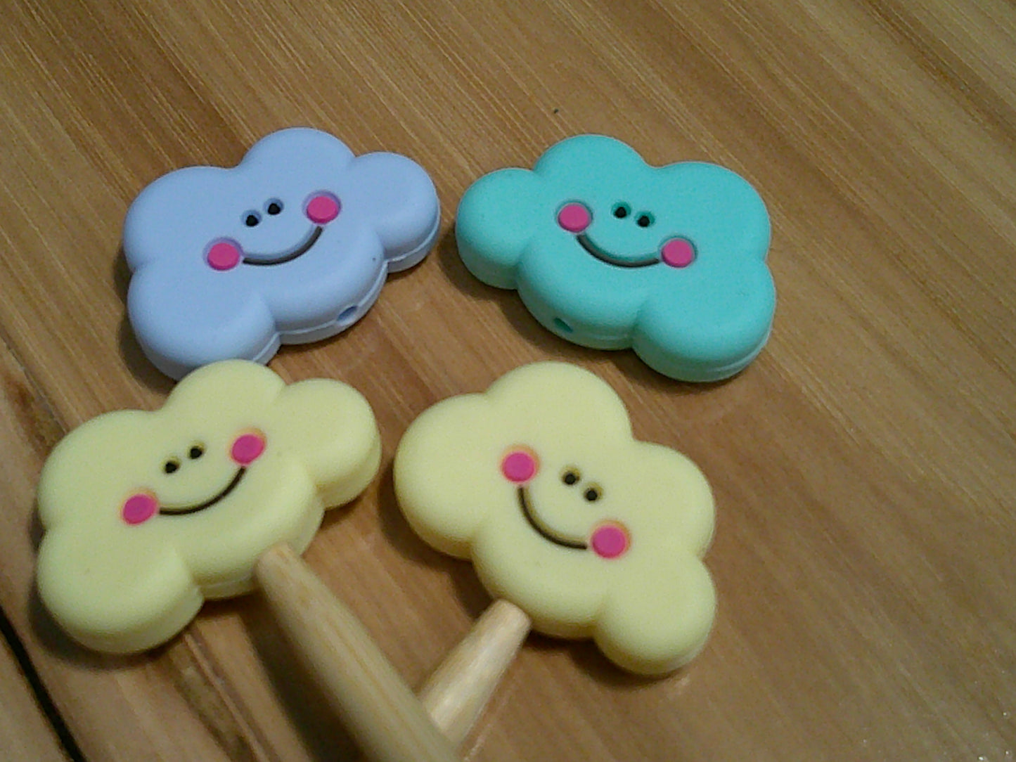 Smiley Cloud ~ stitch stoppers