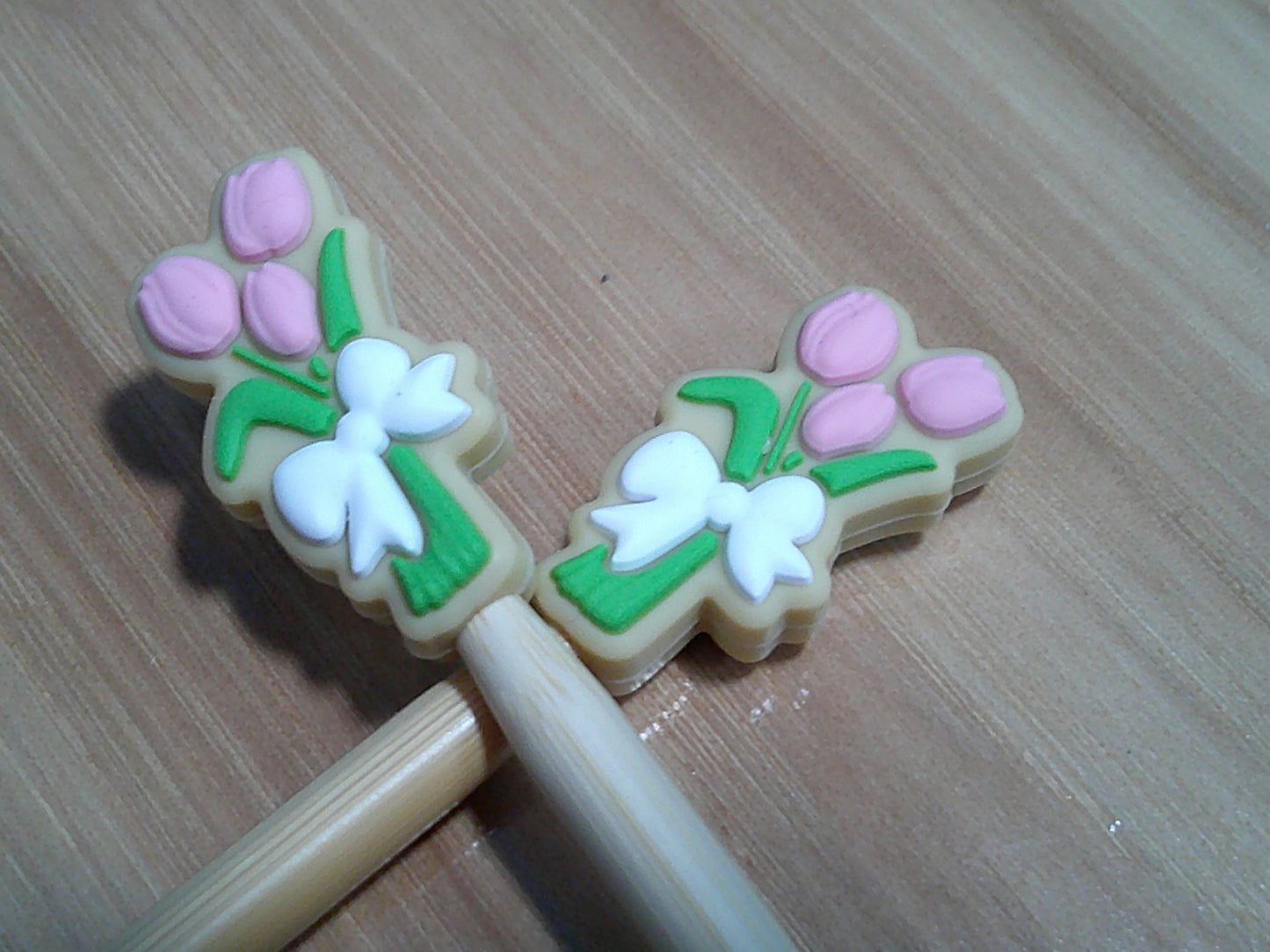 Three Tulips ~ stitch stoppers