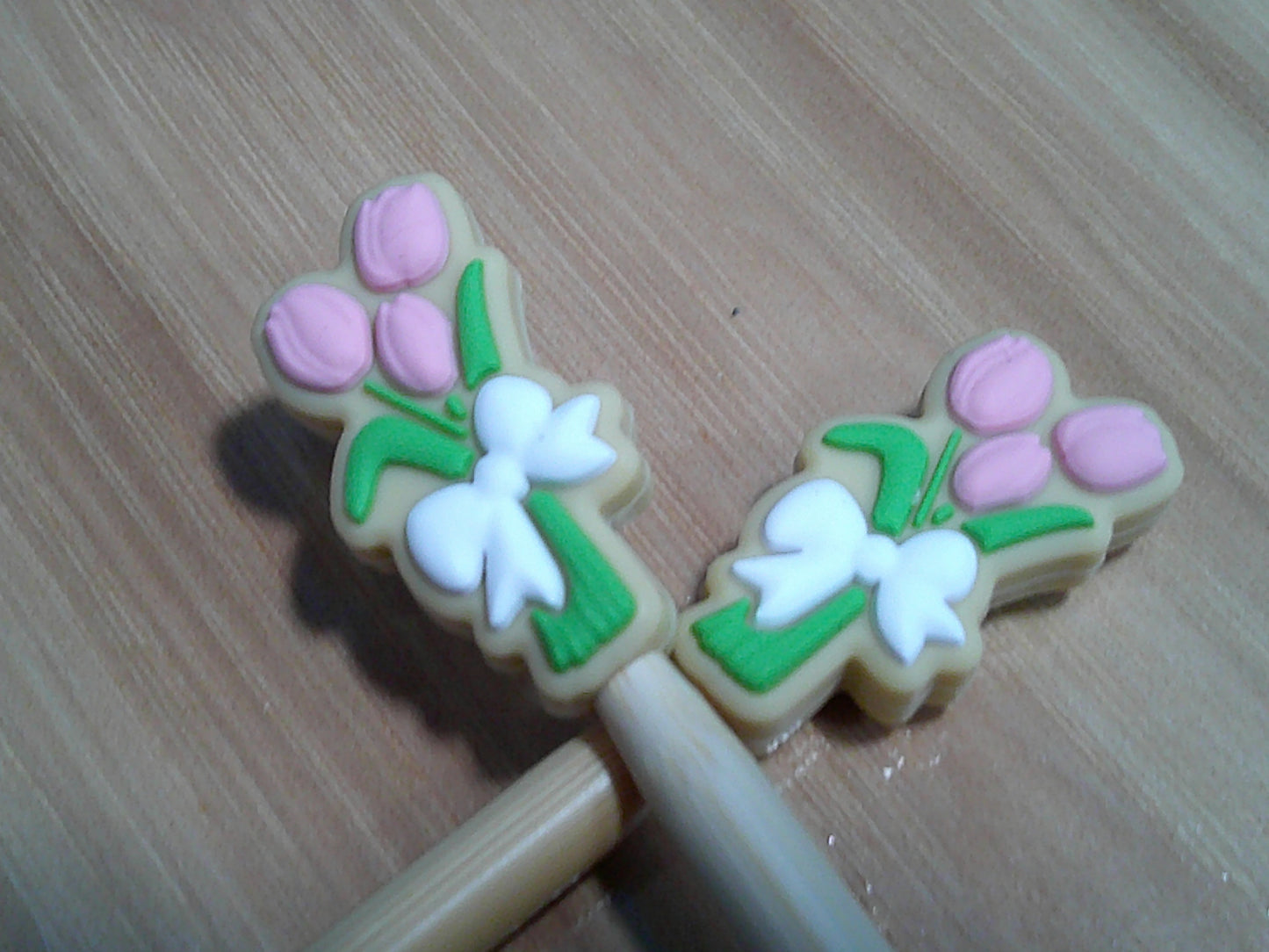 Three Tulips ~ stitch stoppers