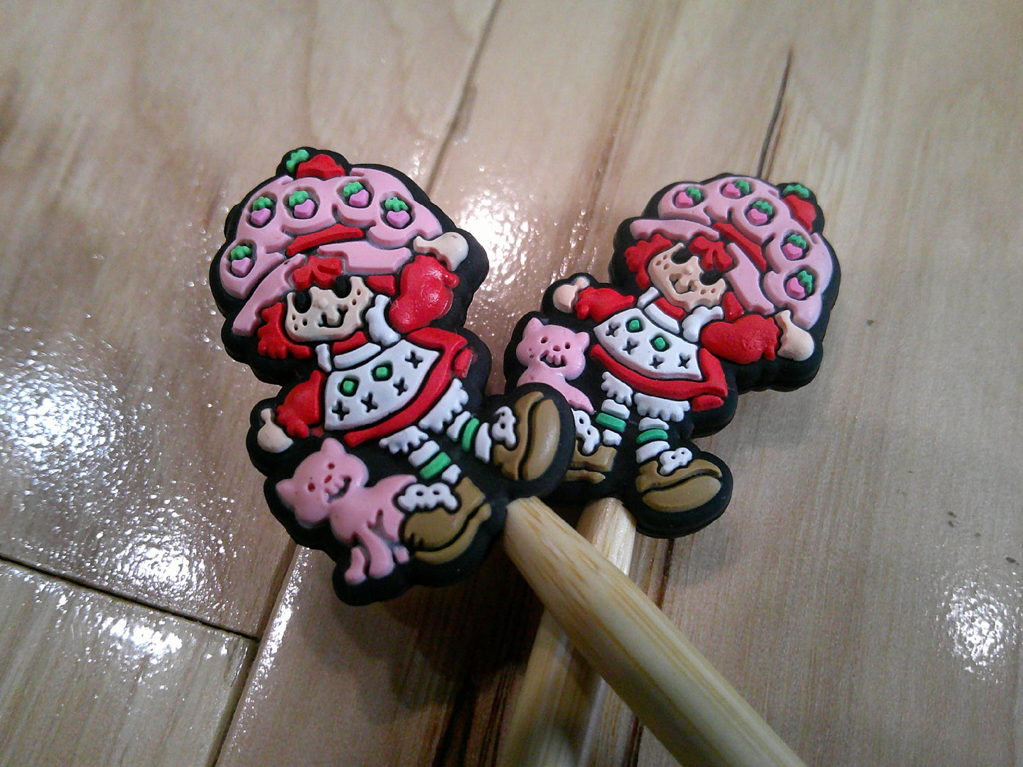 Strawberry Shortcake Girl~ stitch stoppers